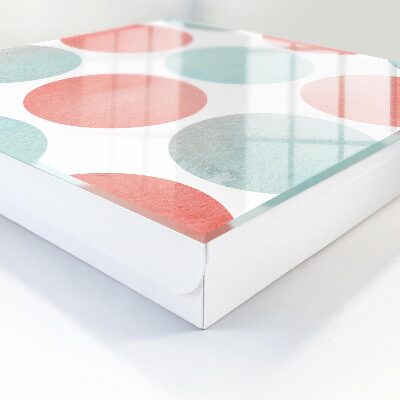 Schlüsselbox im Design Pastellkreise