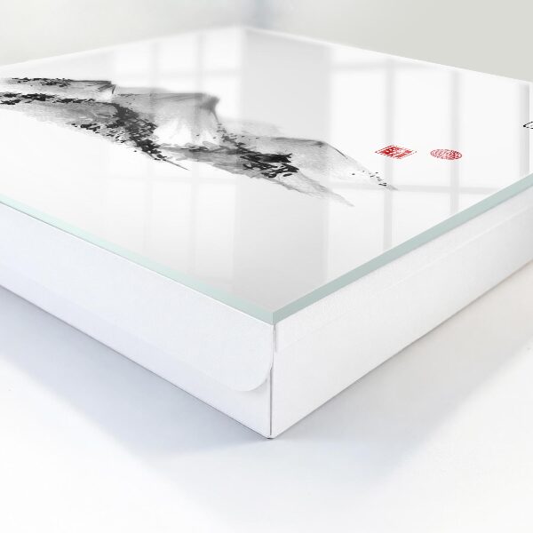 Schlüsselbox mit Motiv Japanische Berge