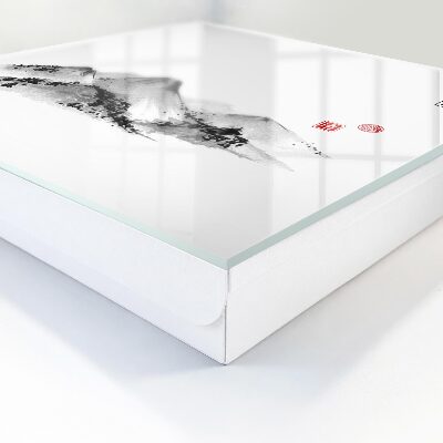 Schlüsselbox mit Motiv Japanische Berge