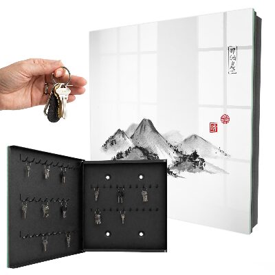 Schlüsselbox mit Motiv Japanische Berge