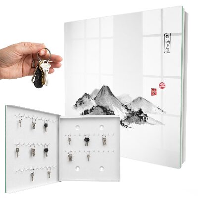 Schlüsselbox mit Motiv Japanische Berge
