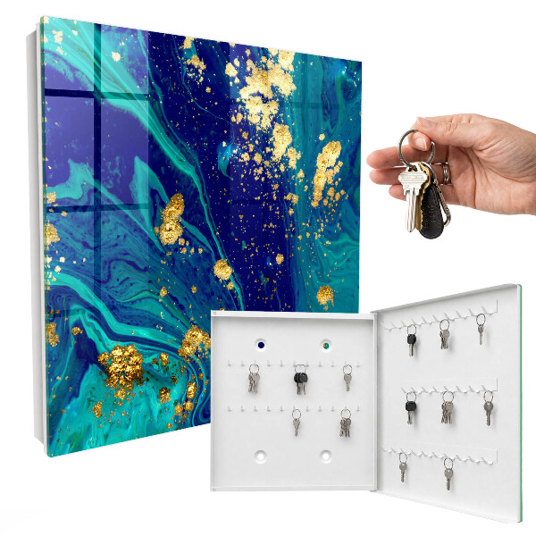 Schlüsselbox mit Motiv Abstraktion der Farben
