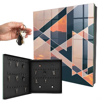Schlüsselbox für die Wand im Design Westliche Berge