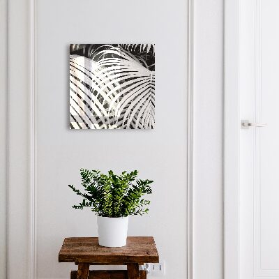 Schlüsselbox mit Palmenblätter-Motiv