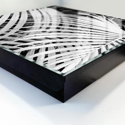 Schlüsselbox mit Palmenblätter-Motiv