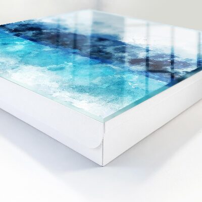 Schlüsselbox für die Wand mit Motiv türkisfarbene Landschaft