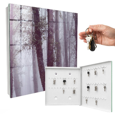 Schlüsselkasten mit Motiv Nebelwald