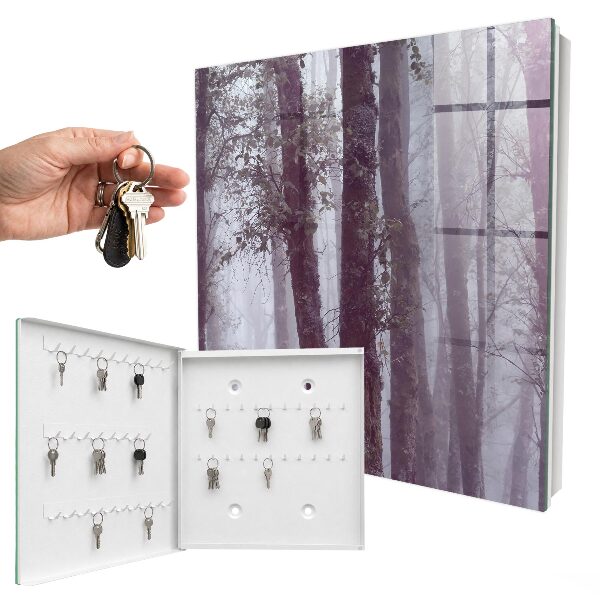 Schlüsselkasten mit Motiv Nebelwald