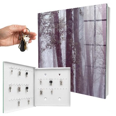 Schlüsselkasten mit Motiv Nebelwald