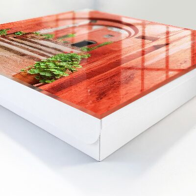 Schlüsselbox zur Wandmontage in Rot