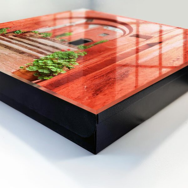 Schlüsselbox zur Wandmontage in Rot