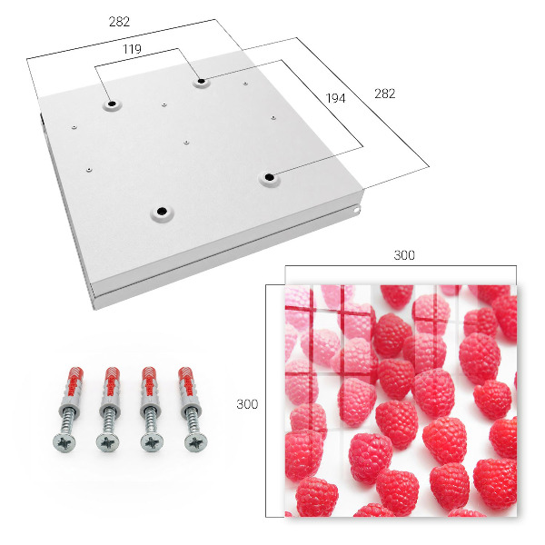 Schlüsselbox in der Farbe Rosa Himbeere