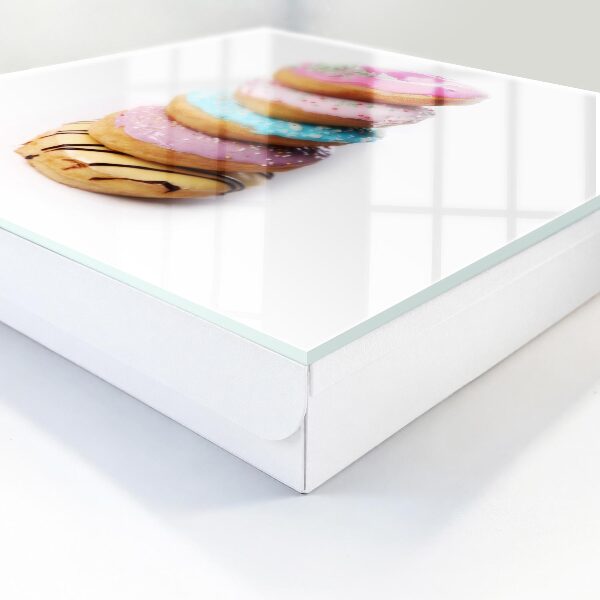 Schlüsselbox zur Wandmontage Design Bunte Donuts