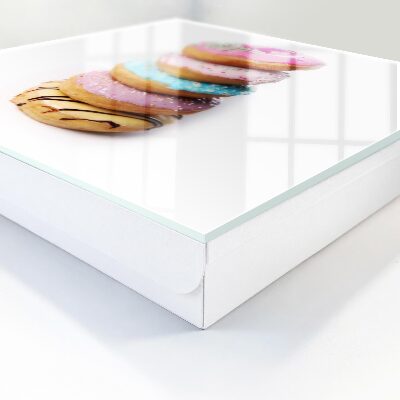 Schlüsselbox zur Wandmontage Design Bunte Donuts