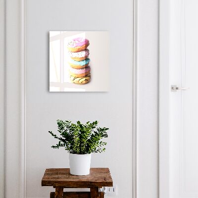 Schlüsselbox zur Wandmontage Design Bunte Donuts