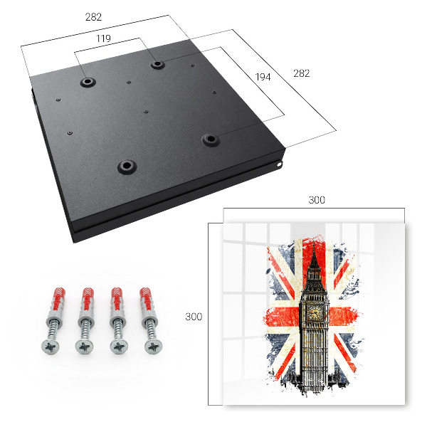 Schlüsselbox im Design eines britischen Symbols