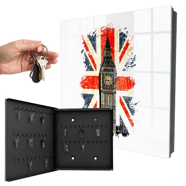Schlüsselbox im Design eines britischen Symbols