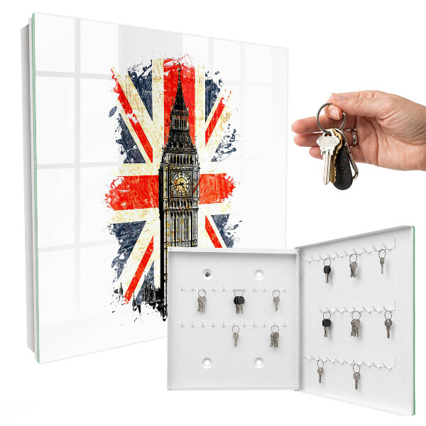 Schlüsselbox im Design eines britischen Symbols