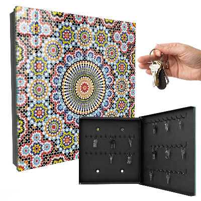 Schlüsselbox mit Mosaikmuster
