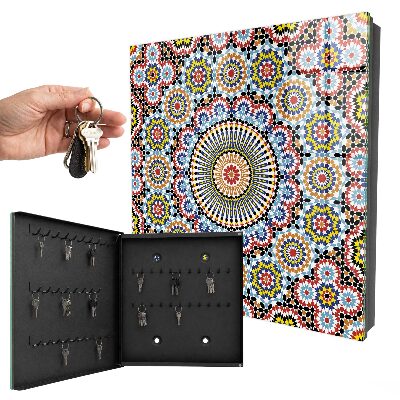 Schlüsselbox mit Mosaikmuster