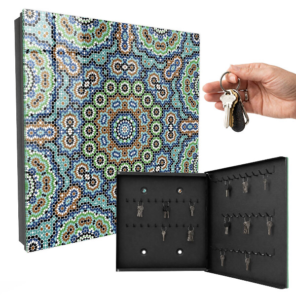 Schlüsselbox zur Wandmontage Design Mosaik der Farben