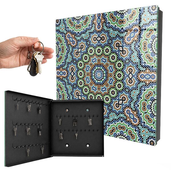 Schlüsselbox zur Wandmontage Design Mosaik der Farben