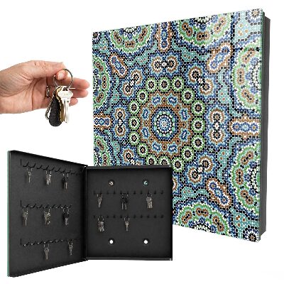 Schlüsselbox zur Wandmontage Design Mosaik der Farben