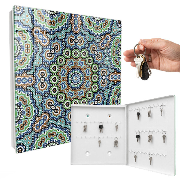 Schlüsselbox zur Wandmontage Design Mosaik der Farben