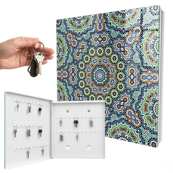 Schlüsselbox zur Wandmontage Design Mosaik der Farben