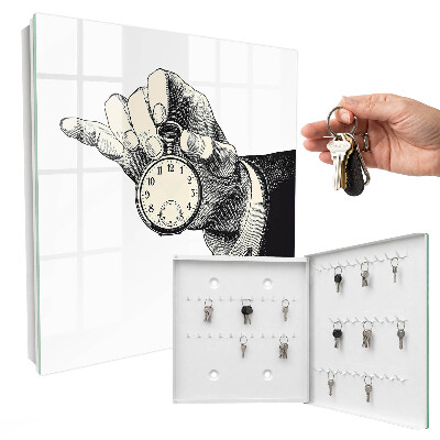 Schlüsselbox zur Wandmontage ausführung als Taschenuhr