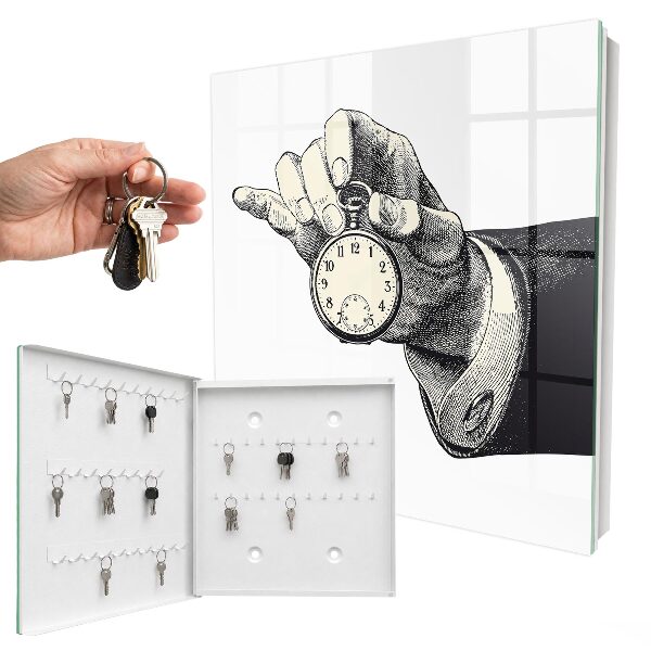 Schlüsselbox zur Wandmontage ausführung als Taschenuhr
