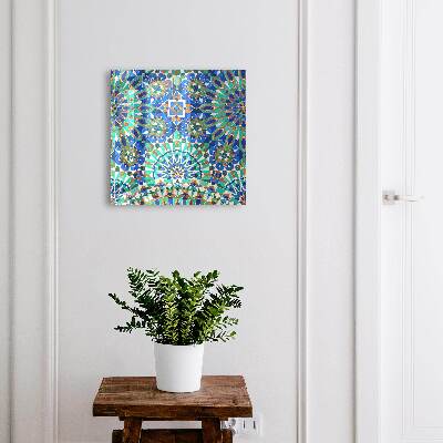 Schlüsselbox mit geometrischem Mosaikmuster