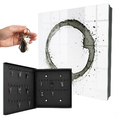 Schlüsselbox mit Zen-Kreis Motiv