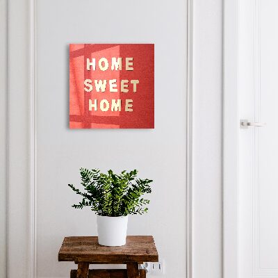 Schlüsselbox für die Wand mit Schild „Zuhause ist es am schönsten“