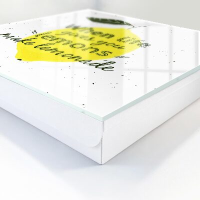 Schlüsselbox mit Zitronenmotiv