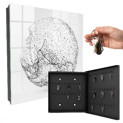 Schlüsselbox für die Wand Motiv Abstrakter Raum