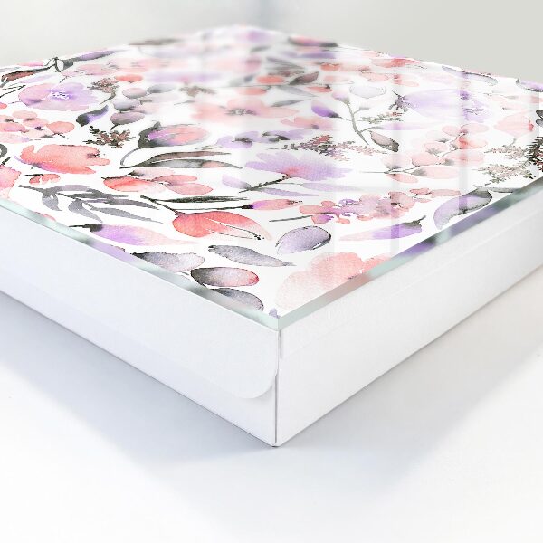Schlüsselbox im Design Pastellblumen