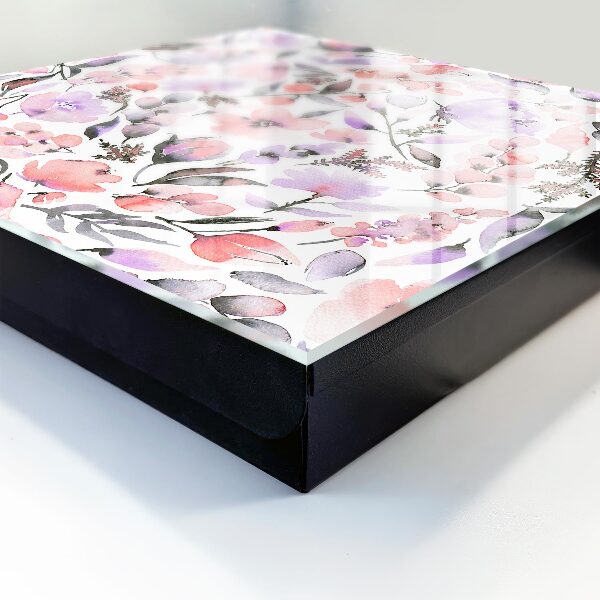 Schlüsselbox im Design Pastellblumen