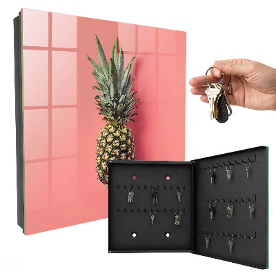Schlüsselbox im Design Exotische Ananas