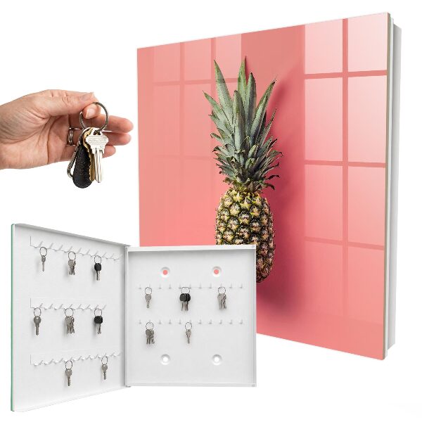 Schlüsselbox im Design Exotische Ananas