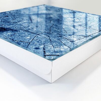 Schlüsselbox zur Wandmontage in blauer Texturoptik