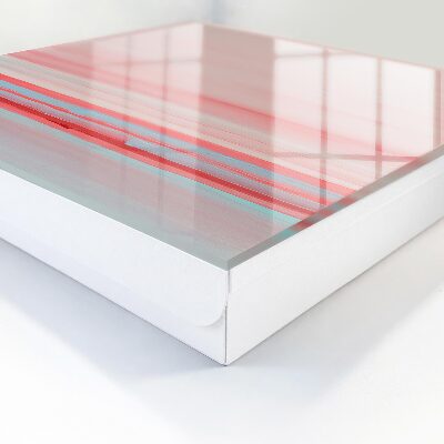 Schlüsselkasten mit Pastellstreifen-Design