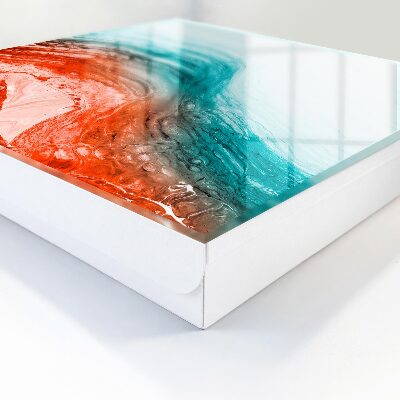 Schlüsselbox mit buntem Motiv