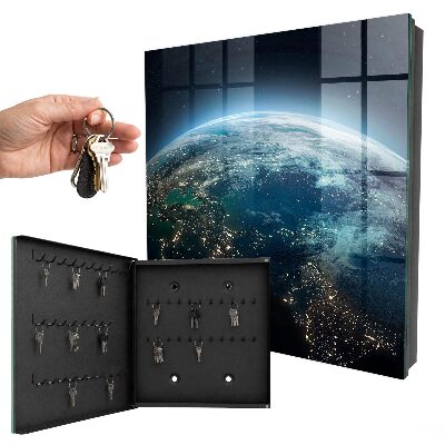 Schlüsselbox zur Wandmontage Motiv Nacht Erde