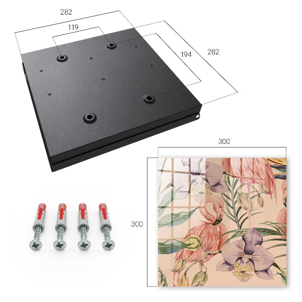 Schlüsselbox für die Wand mit exotischem Design