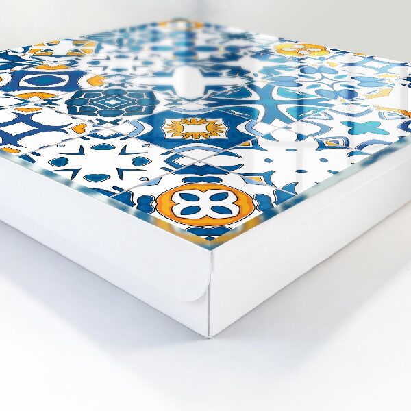 Schlüsselbox mit geometrischem Muster