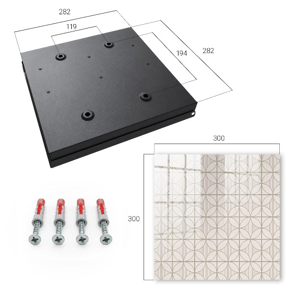 Schlüsselkasten im Design Elegante Geometrie