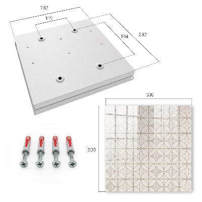 Schlüsselkasten im Design Elegante Geometrie