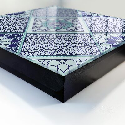 Schlüsselkasten mit geometrischem Muster