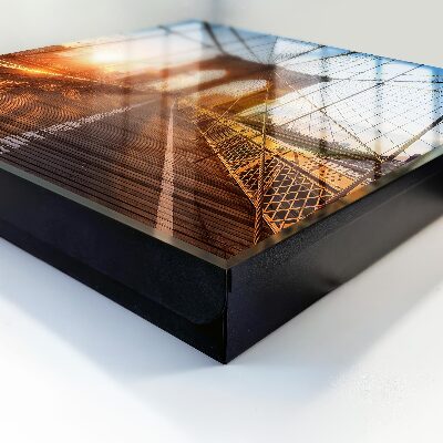 Schlüsselbox für die Wand Motiv Die untergehende Sonne